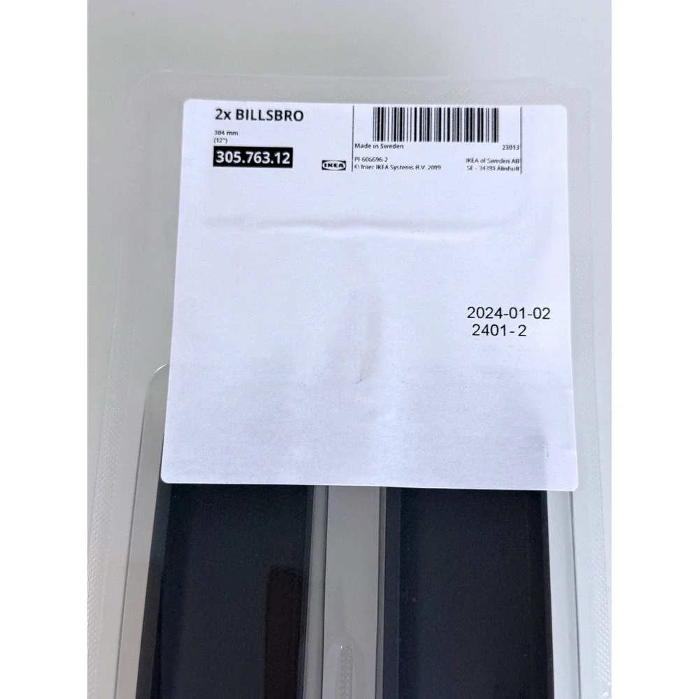 New IKEA BILLSBRO Handle Anthracite 12